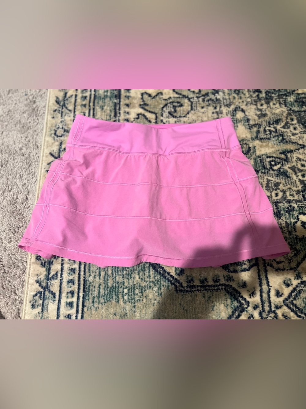 Lululemon pace rival skirt dahlia mauve size 4 regular length